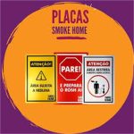 PLACA NARGUILE SMOKE HOME