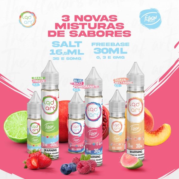Juice Freebase FUSION ART 3mg 30ml - Imagem 1