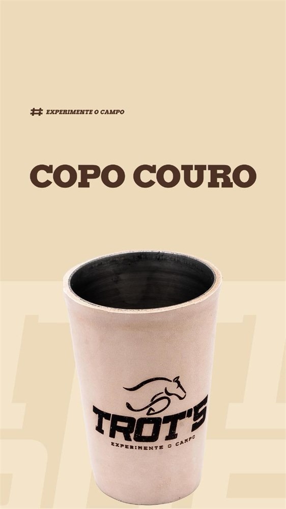 COPO TROTS INOX COURO-1841805957 COPO TROTS INOX COURO - Imagem 1