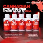 Fertilizante Kit Full Starter Indoor 5x 100ml Cannadian